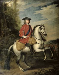 Portret van Koning George I, 1717
